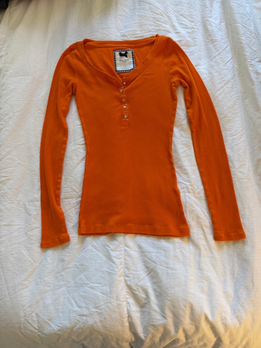 vintage hollister henley y2k size small gilly RARE